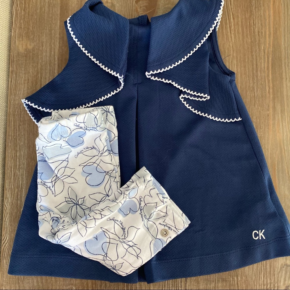 Calvin Klein Baby Swing Top and Leggings Set